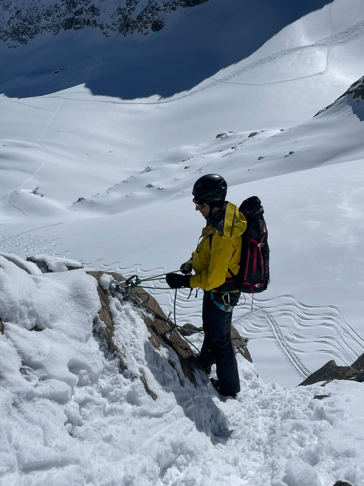 Skitour Anseiltechniken