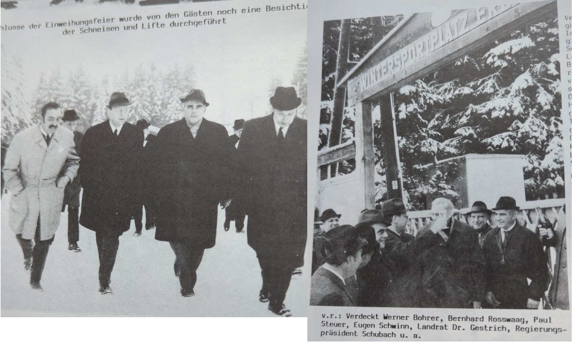 Erbeskopf Einweihung 1968