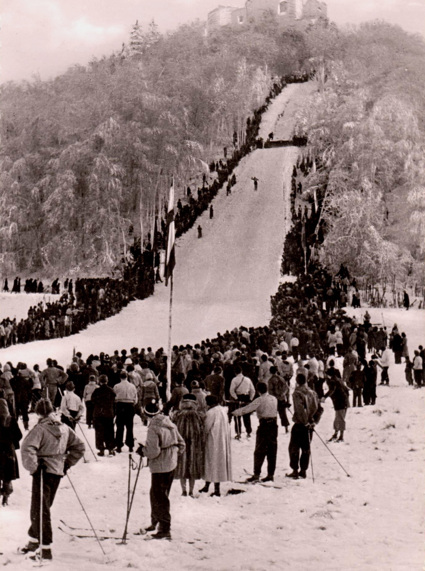 Sprungschanze Nürburg 1953